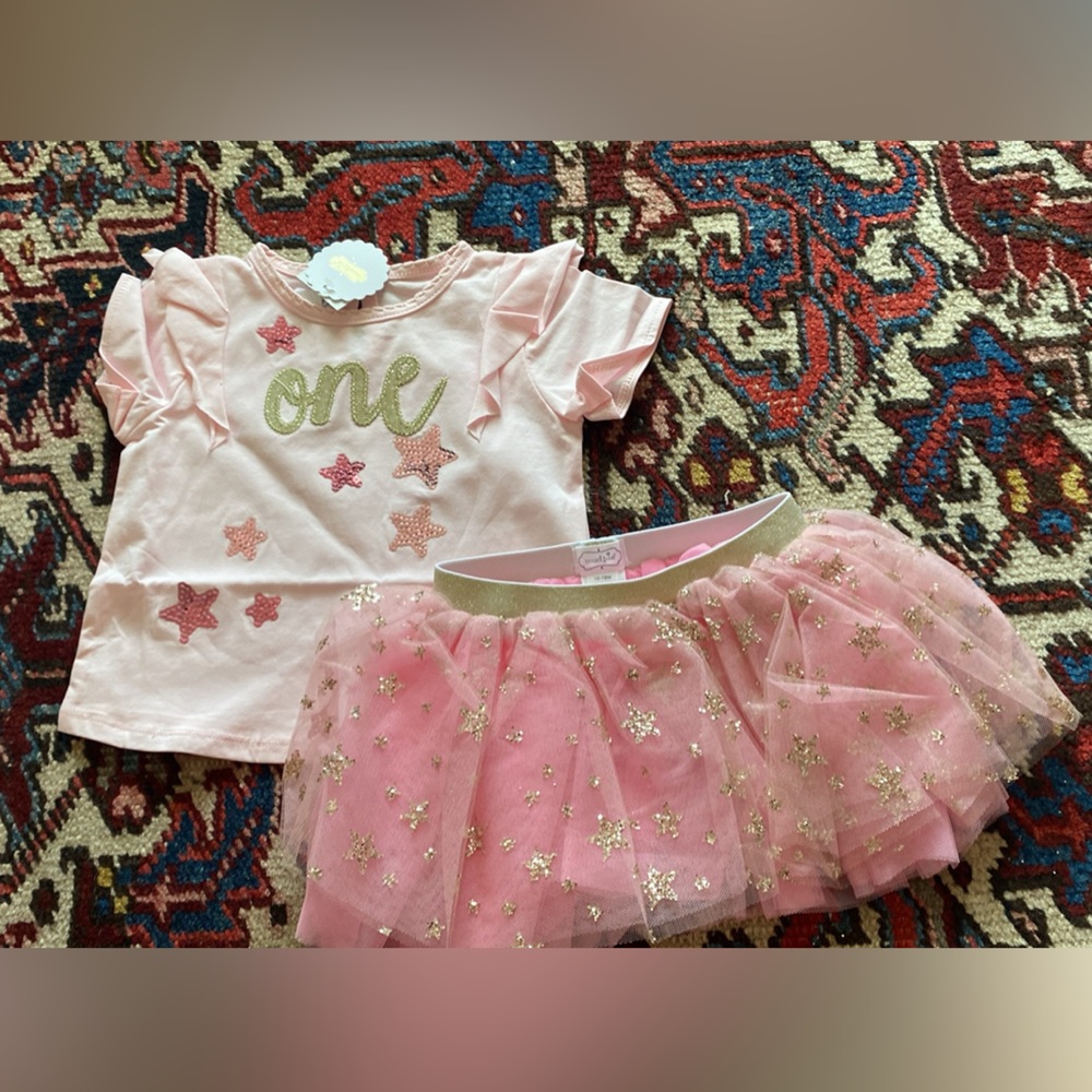 Mud Pie birthday outfit